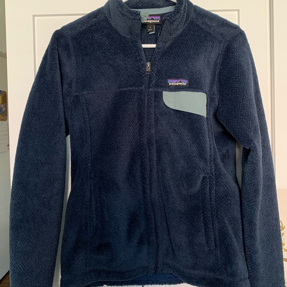 Patagonia Womens ReTool Fleece Jacket, Small, Navy